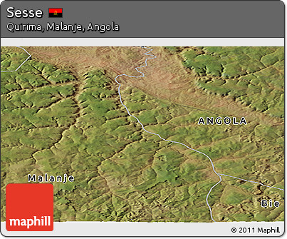 Satellite Panoramic Map of Sesse