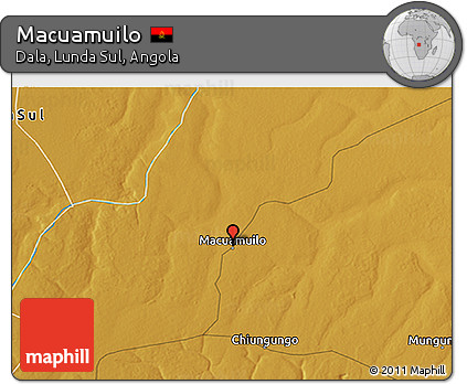 Physical 3D Map of Macuamuilo
