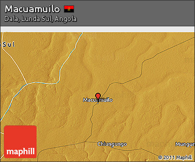 Physical 3D Map of Macuamuilo