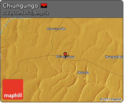 Physical 3D Map of Chiungungo