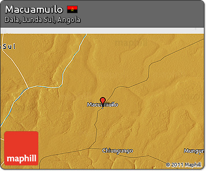 Physical 3D Map of Macuamuilo