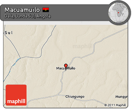 Shaded Relief 3D Map of Macuamuilo