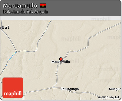 Shaded Relief 3D Map of Macuamuilo