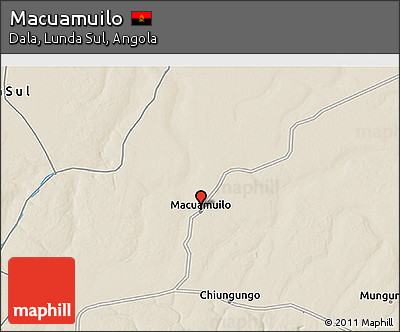 Shaded Relief 3D Map of Macuamuilo