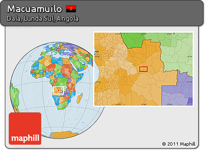Political Location Map of Macuamuilo