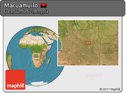 Satellite Location Map of Macuamuilo
