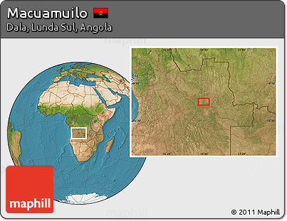 Satellite Location Map of Macuamuilo