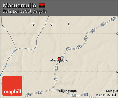Shaded Relief Map of Macuamuilo