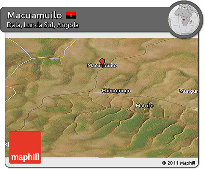 Satellite Panoramic Map of Macuamuilo