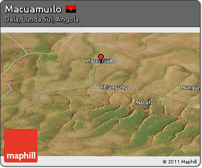 Satellite Panoramic Map of Macuamuilo