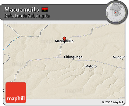 Shaded Relief Panoramic Map of Macuamuilo