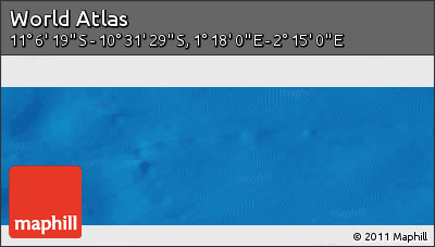 Physical Panoramic Map of the Area around 10° 48' 54" S, 1° 46' 29" E