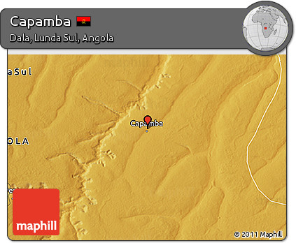 Physical 3D Map of Capamba