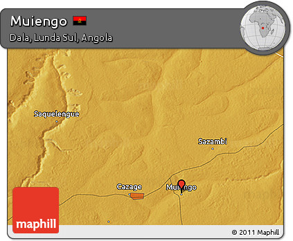 Physical 3D Map of Muiengo