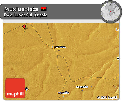 Physical 3D Map of Muxiuaxiata