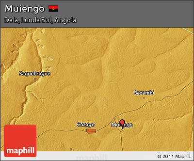 Physical 3D Map of Muiengo