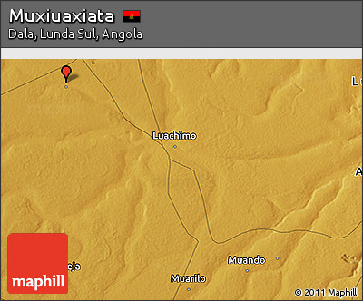 Physical 3D Map of Muxiuaxiata