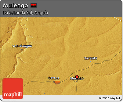 Physical 3D Map of Muiengo