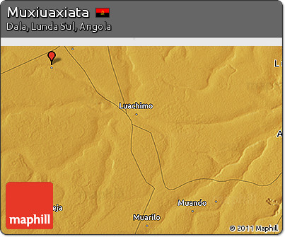 Physical 3D Map of Muxiuaxiata