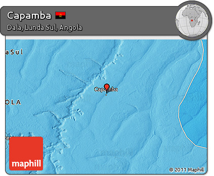 Political 3D Map of Capamba