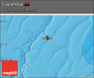 Political 3D Map of Capamba