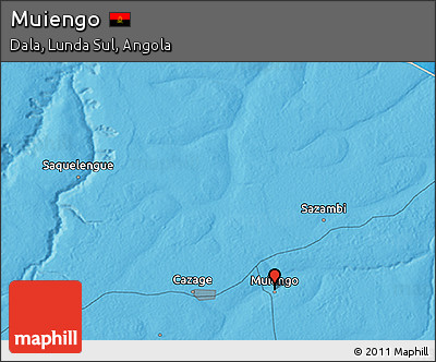 Political 3D Map of Muiengo