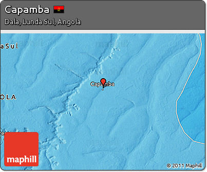 Political 3D Map of Capamba