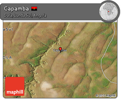 Satellite 3D Map of Capamba