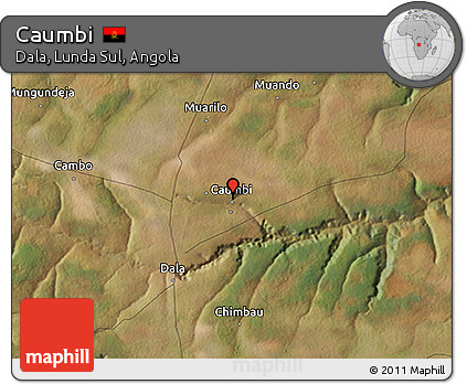 Satellite 3D Map of Caumbi