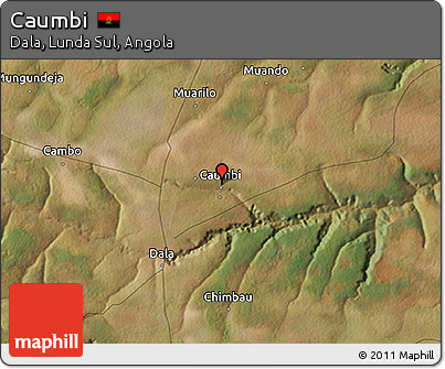 Satellite 3D Map of Caumbi