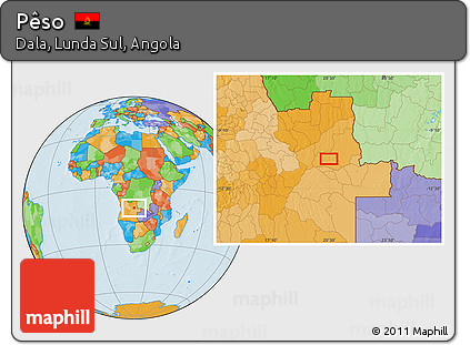 Political Location Map of Pêso