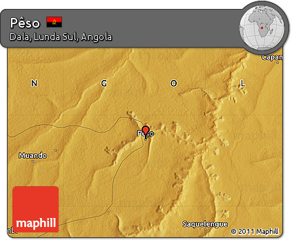 Physical Map of Pêso