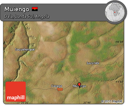 Satellite Map of Muiengo