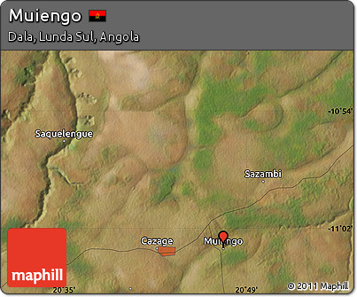 Satellite Map of Muiengo