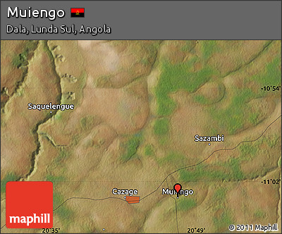 Satellite Map of Muiengo