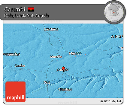 Political Panoramic Map of Caumbi