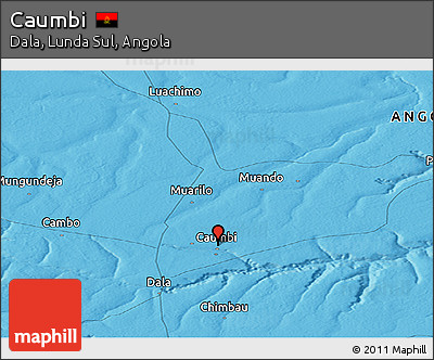 Political Panoramic Map of Caumbi