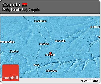 Political Panoramic Map of Caumbi