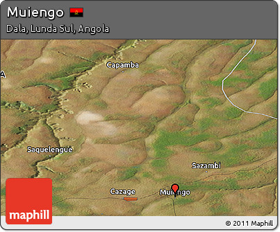 Satellite Panoramic Map of Muiengo