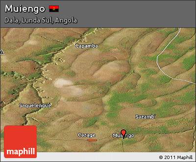 Satellite Panoramic Map of Muiengo