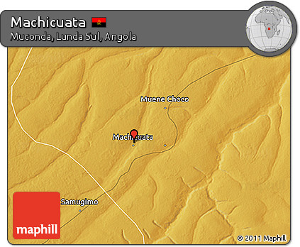 Physical 3D Map of Machicuata