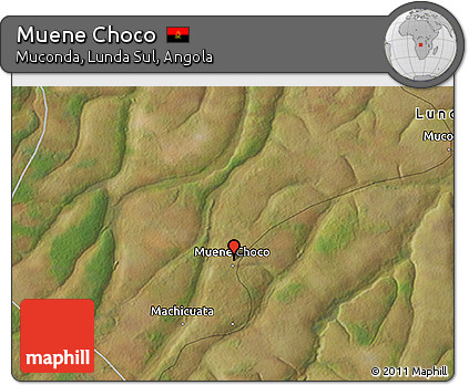 Satellite 3D Map of Muene Choco