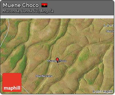 Satellite 3D Map of Muene Choco