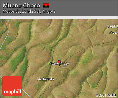 Satellite 3D Map of Muene Choco