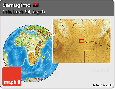 Physical Location Map of Samugimo