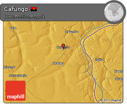 Physical 3D Map of Cafungo