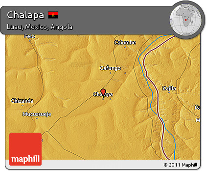 Physical 3D Map of Chalapa