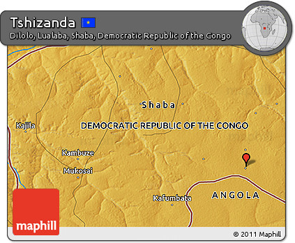Physical 3D Map of Tshizanda