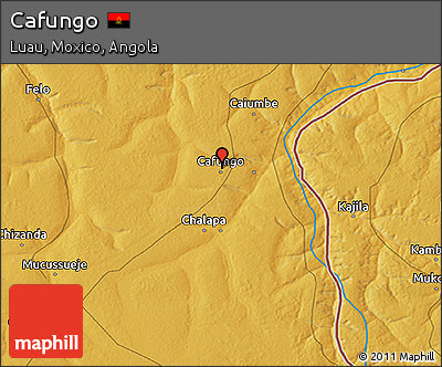 Physical 3D Map of Cafungo