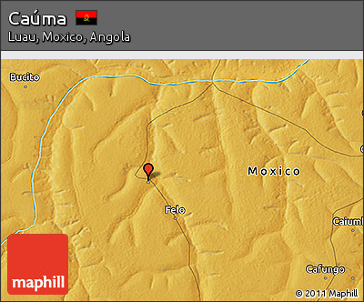 Physical 3D Map of Caúma